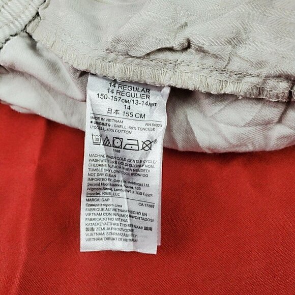 Gap Kids Girl’s Cargo Shorts Size14 Regular Fit Gr - Picture 8 of 9